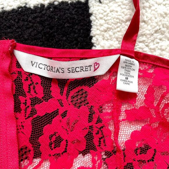 Victoria’s Secret Vintage 90s Red Lace Bodysuit - Picture 4 of 6